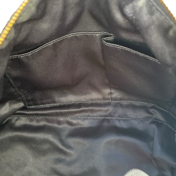 Coach Ashley 2Way Leather Handbag Satchel Tote-Black Sequined Snakeskin/Gold - Picture 13 of 15